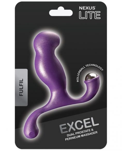 Nexus Excel Prostate Massager Purple Pkg