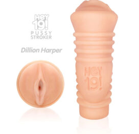 Dillion Harper Pocket Pussy Stroker Beige, Hey 19!