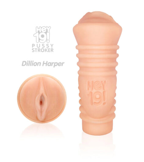 Dillion Harper Pocket Pussy Stroker Beige, Hey 19!