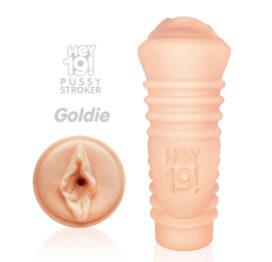 Goldie Rush Pocket Pussy Stroker Beige, Hey 19!