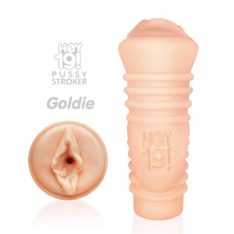 Goldie Rush Pocket Pussy Stroker Beige, Hey 19!