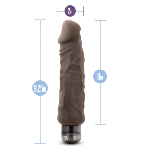 HomeWrecker Dildo Au Naturel 9in Vibe Brown
