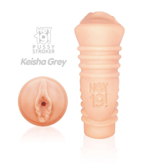 Keisha Grey Pocket Pussy Stroker Beige, Hey 19!