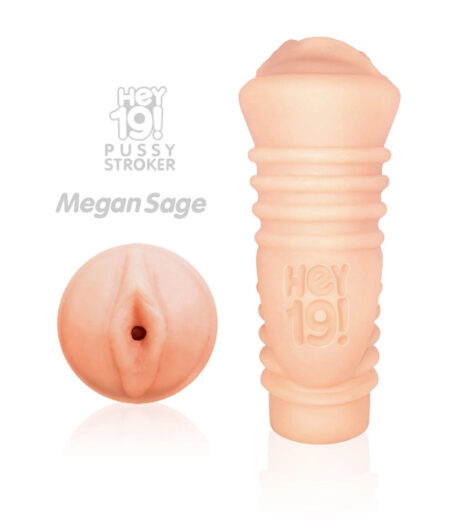 Megan Sage Pocket Pussy Stroker Vibe Beige, Hey 19!
