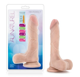 Mr. Perfect Au Naturel 8.5in Dildo w/Balls Beige