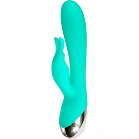 Silicone Rechargeable Bunny Teal Adam & Eve