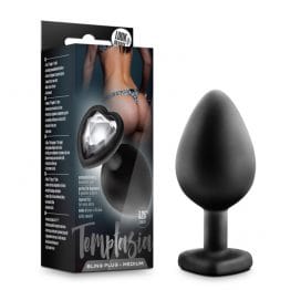 Temptasia Bling Anal Plug Medium Black