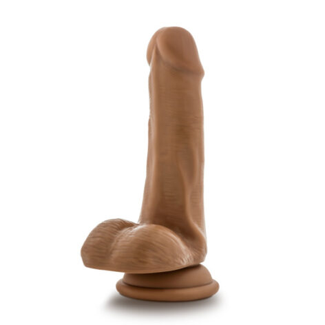 Captain Mike Dildo Loverboy 6in w/Balls Mocha, Blush