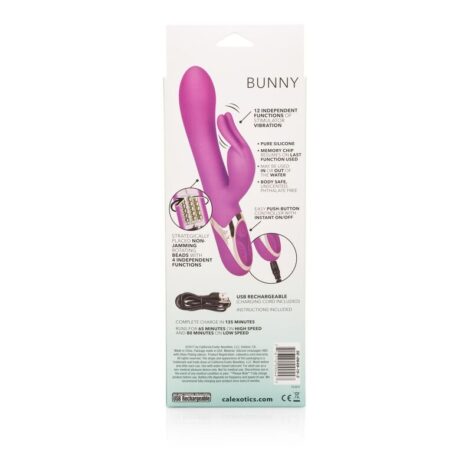 Enchanted Bunny Rabbit Vibrator Purple Silicone, CalExotics