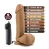 Soccer Champ Dildo Loverboy 8in Vibe Mocha, Blush