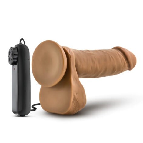 Soccer Champ Dildo Loverboy 8in Vibe Mocha, Blush