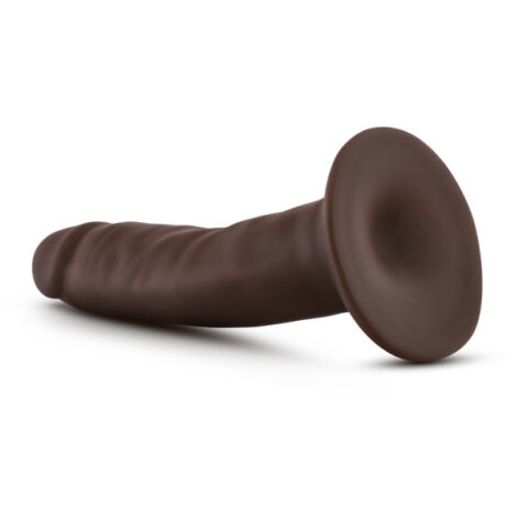 Dr. Skin 5.5in Dildo w/Suction Cup Chocolate, Blush