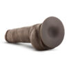 Big Boy Dildo Au Naturel 10in w/Balls Chocolate