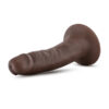 Dr. Skin 5.5in Dildo w/Suction Cup Chocolate, Blush