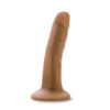 Dr. Skin 5.5in Dildo w/Suction Cup Mocha, Blush