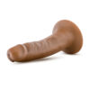 Dr. Skin 5.5in Dildo w/Suction Cup Mocha, Blush