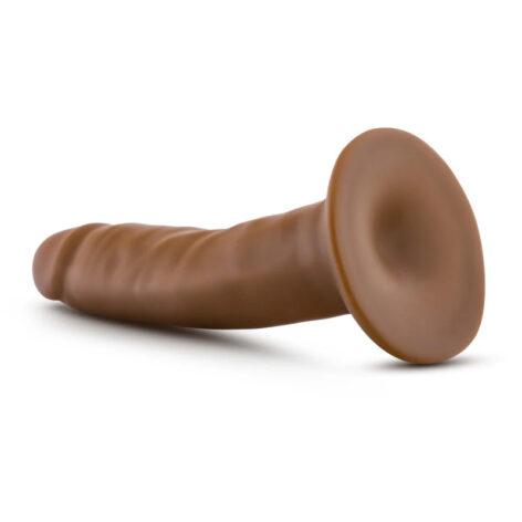 Dr. Skin 5.5in Dildo w/Suction Cup Mocha, Blush