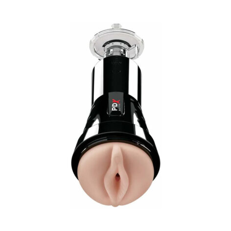 PDX Elite Cock Compressor Vibrating Stroker, Pipedream