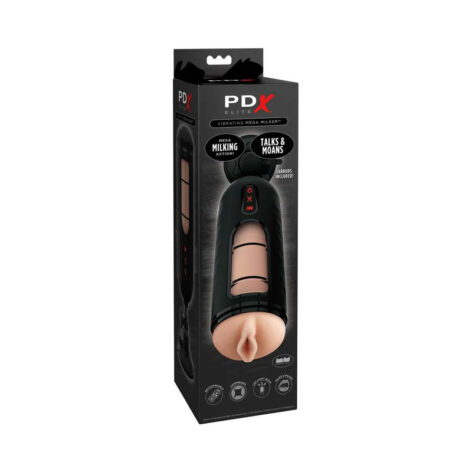 PDX Elite Mega Milker Vibrating Masturbator, Pipedream