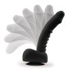 Uprize Remote AutoErect Vibrating Dildo Black 8in