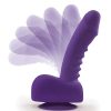 Uprize Remote AutoErect Vibrating Dildo Purple 6in