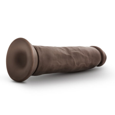 Dr Skin 9.5in Dildo w/Suction Cup Chocolate, Blush