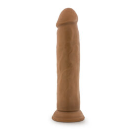 Dr. Skin 9.5in Dildo w/Suction Cup Mocha, Blush Dr. Skin 9.5in Dildo w/Suction Cup Mocha, Blush
