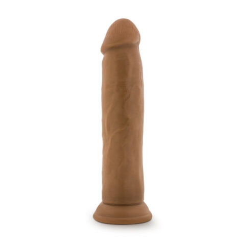 Dr. Skin 9.5in Dildo w/Suction Cup Mocha, Blush