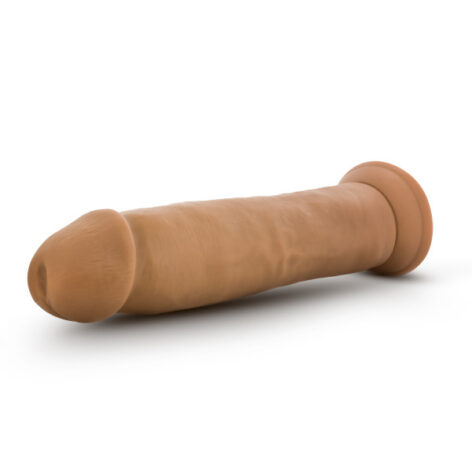 Dr. Skin 9.5in Dildo w/Suction Cup Mocha, Blush