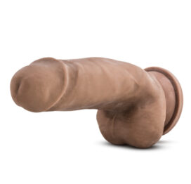 Fat Boy Dildo Au Naturel 7in w/Balls Latin Brown, Blush