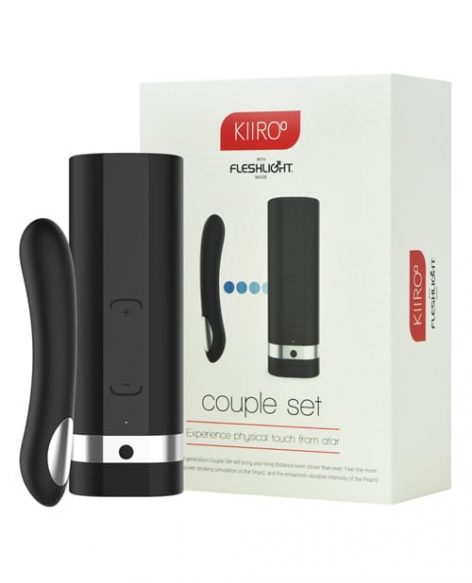 Kiiroo Onyx2 & Pearl2 Couples Set Black