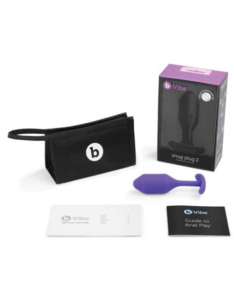 b-Vibe Snug Plug 2 Purple Kit