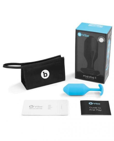 b-Vibe Snug Plug 3 Teal Kit