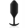 b-Vibe Snug Plug 4 Silicone Anal Plug Black