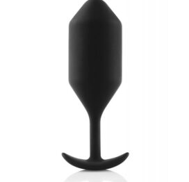 b-Vibe Snug Plug 4 Silicone Anal Plug Black