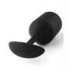 b-Vibe Snug Plug 4 Silicone Anal Plug Black