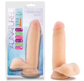 Au Naturel 7in Sensa Feel Dildo Beige