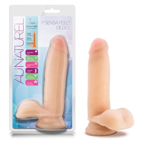 Au Naturel 7in Sensa Feel Dildo Beige