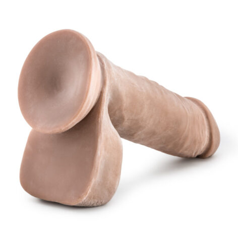 Au Naturel 8in Dildo Sensa Feel w/Balls Brown