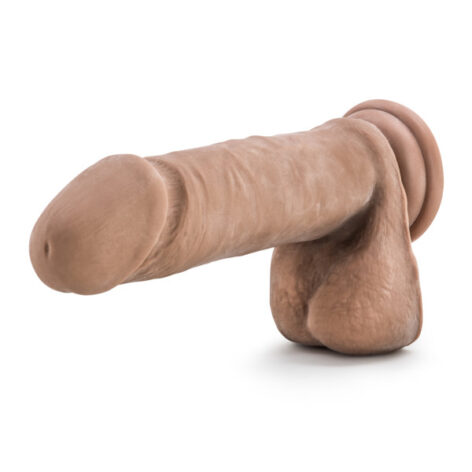 Au Naturel 8in Dildo Sensa Feel w/Balls Brown