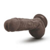 Au Naturel 9in Dildo Sensa Feel w/Balls Chocolate