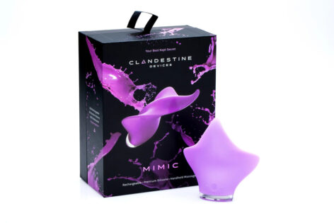 Mimic Manta Ray Vibrator Lilac, Clandestine