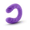 Ruse 18in Silicone Slim Double Dildo Purple, Blush