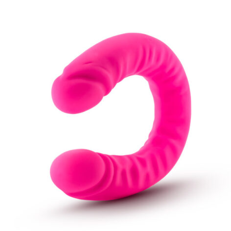 Ruse Slim 18in Double Dildo Hot Pink, Blush