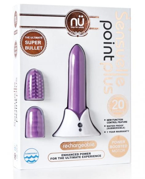 Sensuelle Point Plus Bullet Vibrator Purple