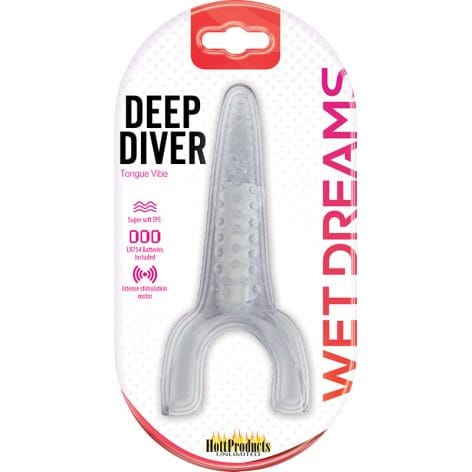 Tongue Star Deep Diver Tongue Vibe Clear