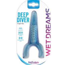 Tongue Star Deep Diver Tongue Vibrator Blue, Wet Dreams