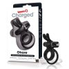 Charged Ohare Rabbit Vibe Cock Ring Black