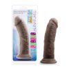 Au Naturel 8 Inch Dildo with Suction Cup Chocolate
