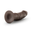 Au Naturel 8in Dildo w/Suction Cup Chocolate, Blush